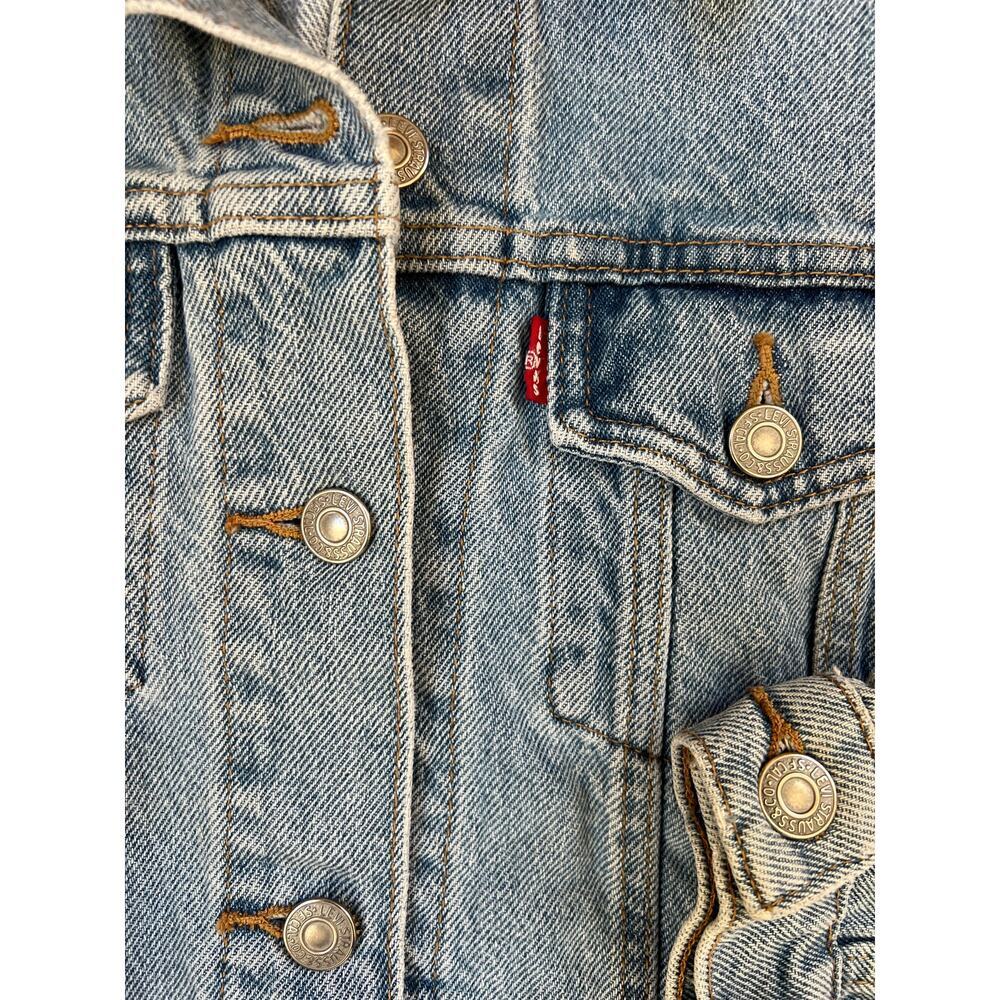 Levis cotton denim jacket, Trucker style women's size S - Picture 3 of 6